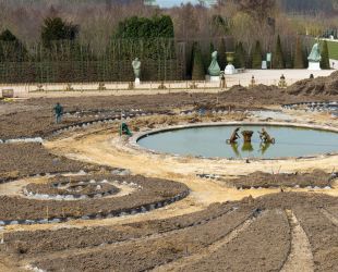 The parterre takes shape