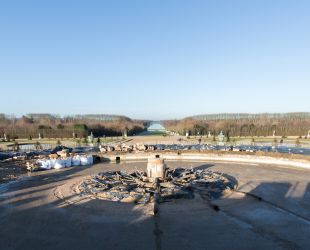 The spider of Latona Fountain is revealed