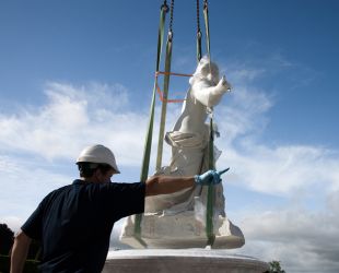 Return of the Latona Fountain sculpture