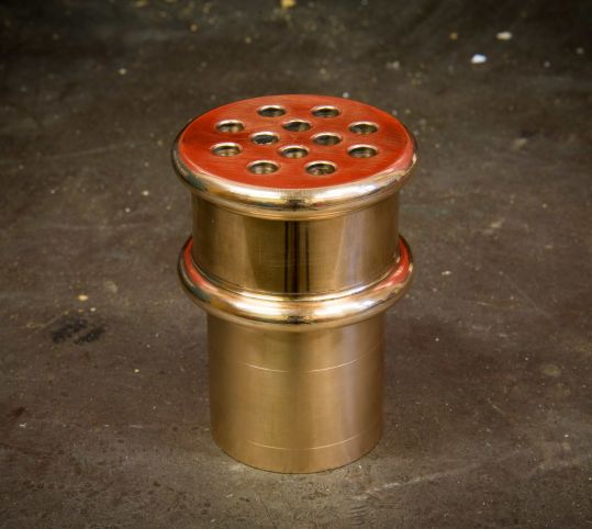 Prototype of a bronze nozzle